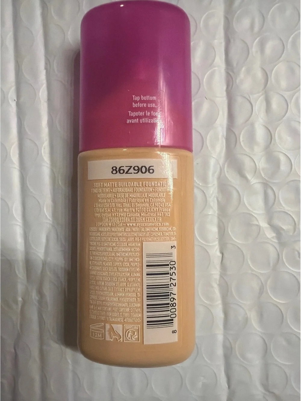 NYX PROFESSIONAL MAKEUP #16 NATURAL BEIGE MAKE EM WONDER FOUNDATION